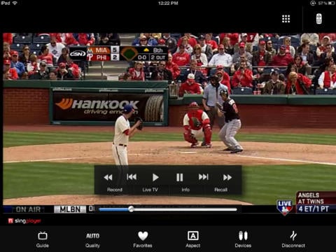 Apple now stream live TV via Slingbox