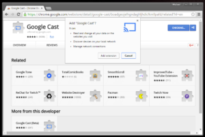 How install the Google chromecast extension TV Hacks